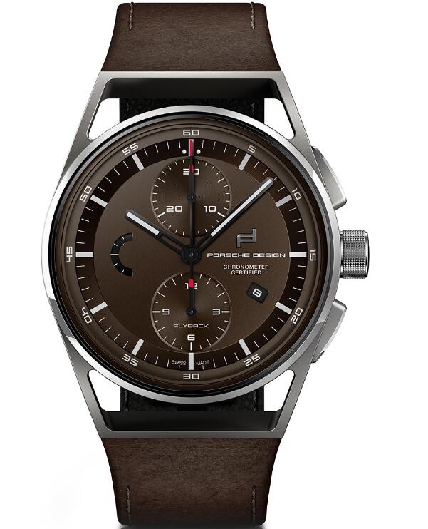 wholesale Porsche Design 1919 Chronotimer Flyback-Brown Leather watches